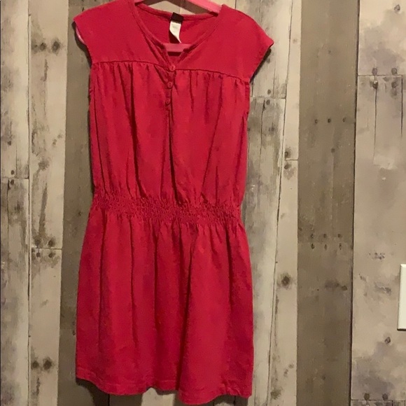 Tea collection girls pink cotton sun dress size 7 - Picture 1 of 5